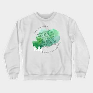 little women souls watercolor Crewneck Sweatshirt